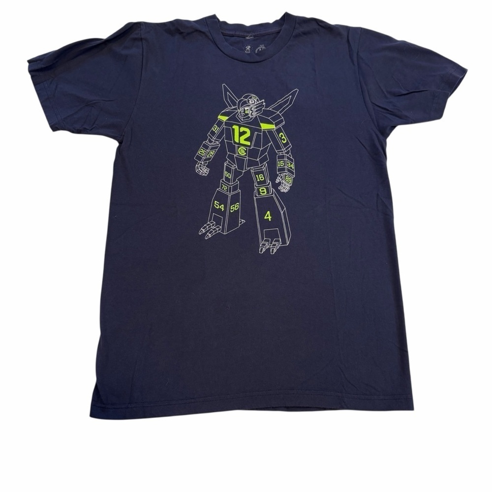 Casual Industrees Seahawks “12 Bot” Tee  - Navy